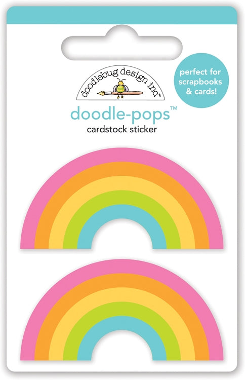 Double Rainbow Doodle Pops