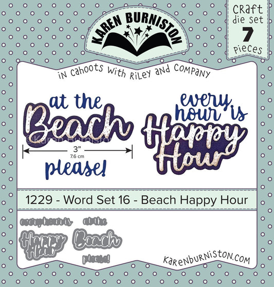 Word Set 16 - Beach Happy Hour Dies