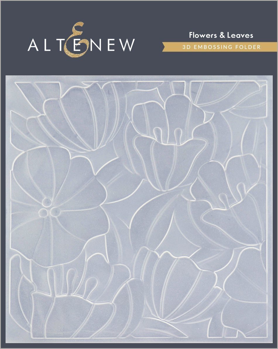 Flowers & Leaves 3D Embossing Folder