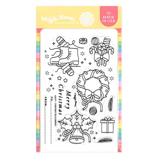 Christmas Tag Elements Stamp Set