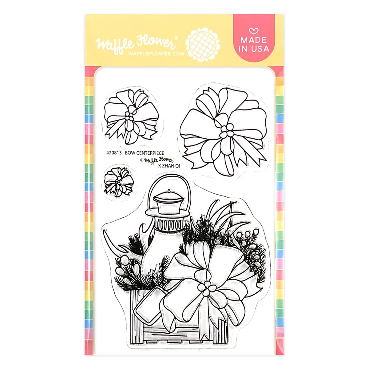 Bow Centerpiece Stamp Set