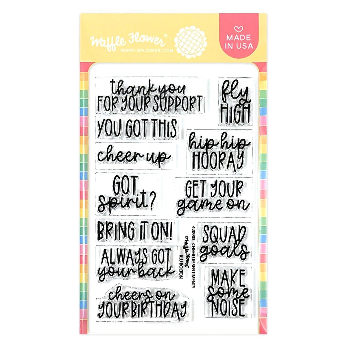 Cheer Up Sentiments Stamp Set