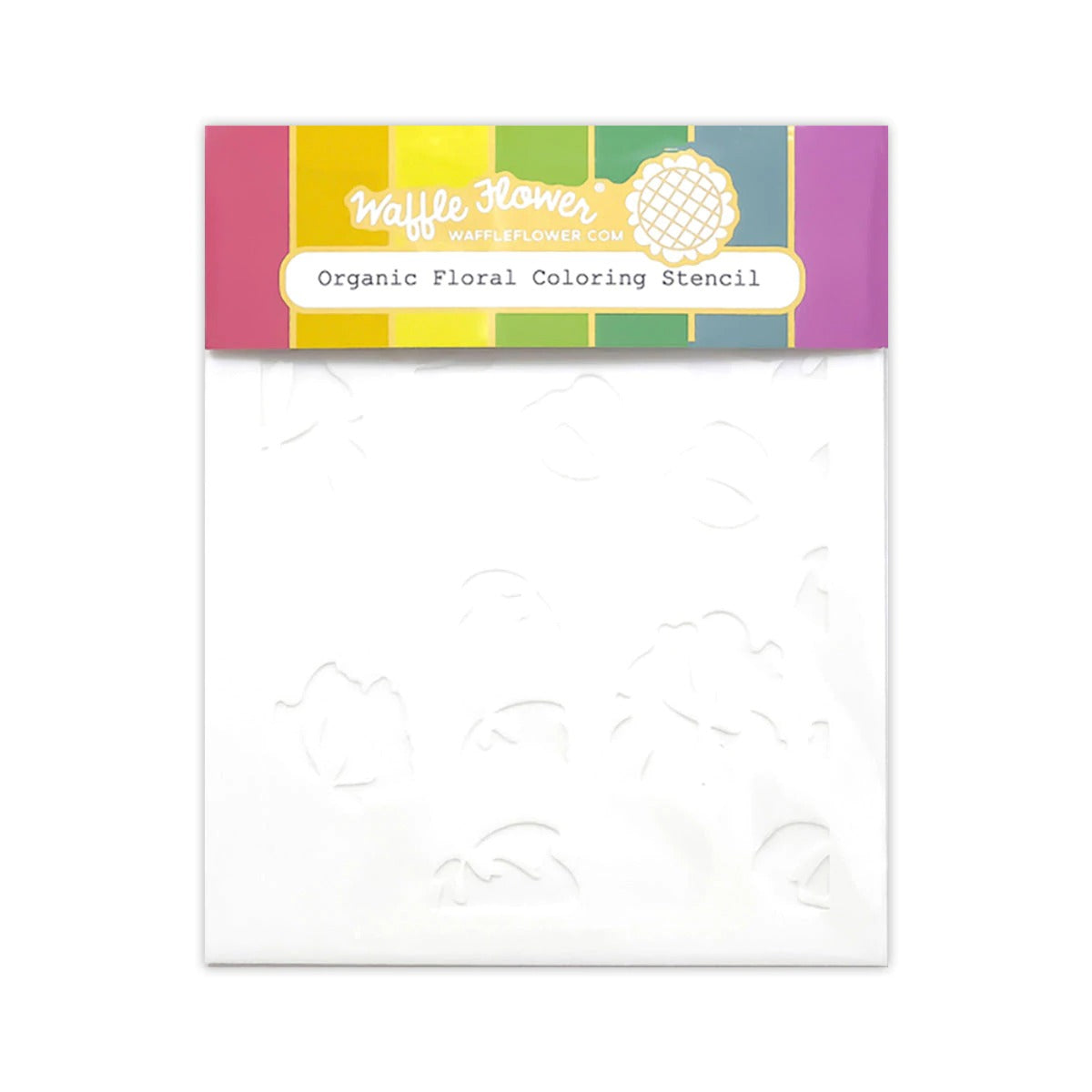 Organic Floral Coloring Stencils