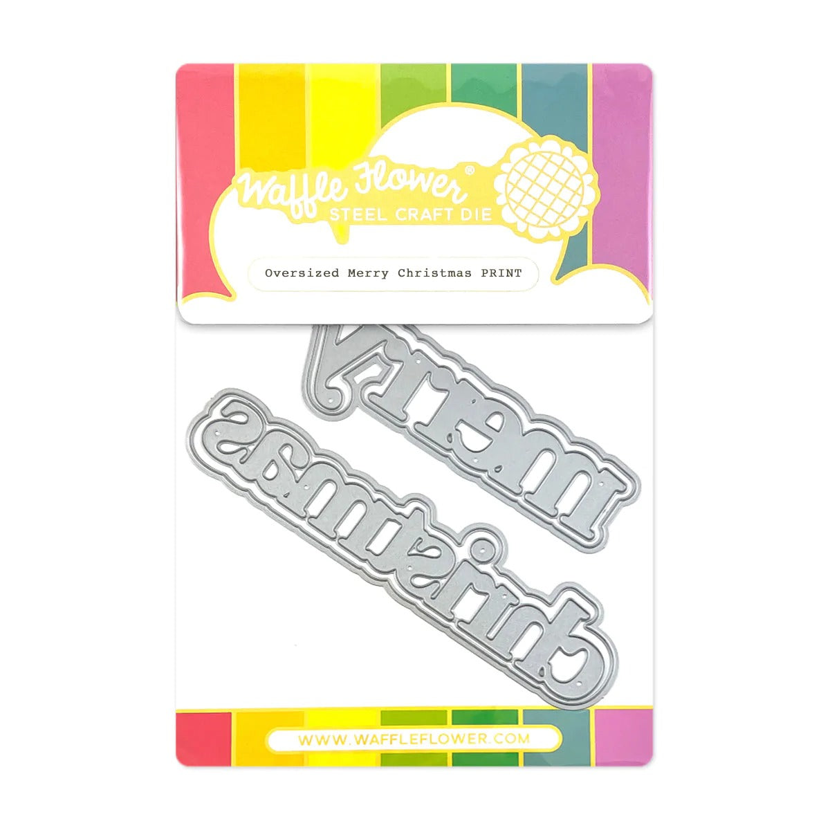 Oversized Merry Christmas Print Die