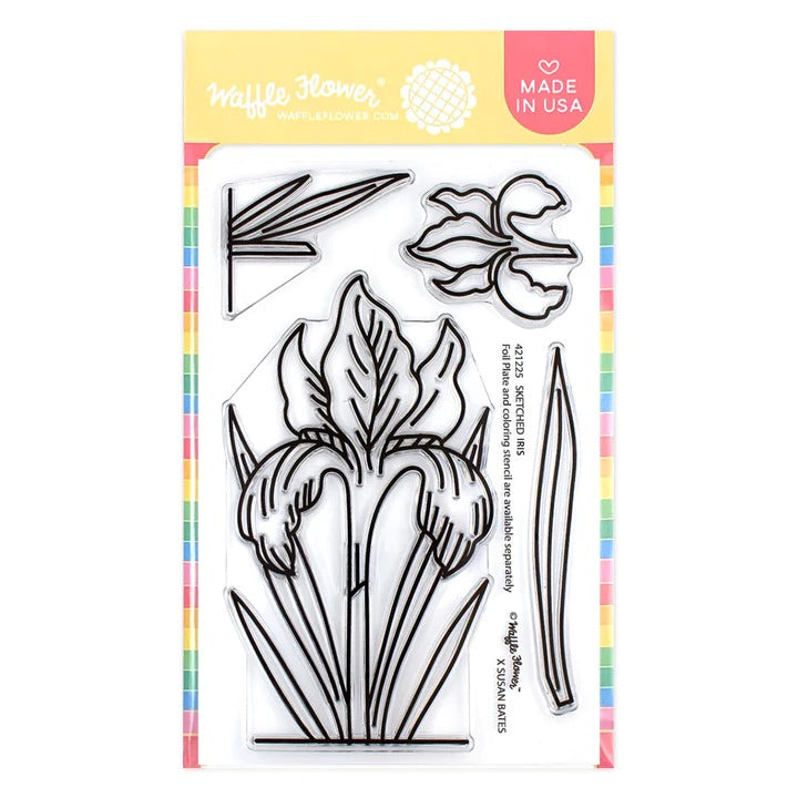 Sketched Iris Stamp Set