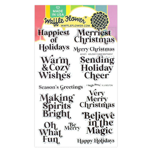 Holiday Cheer Sentiments Stamp Set