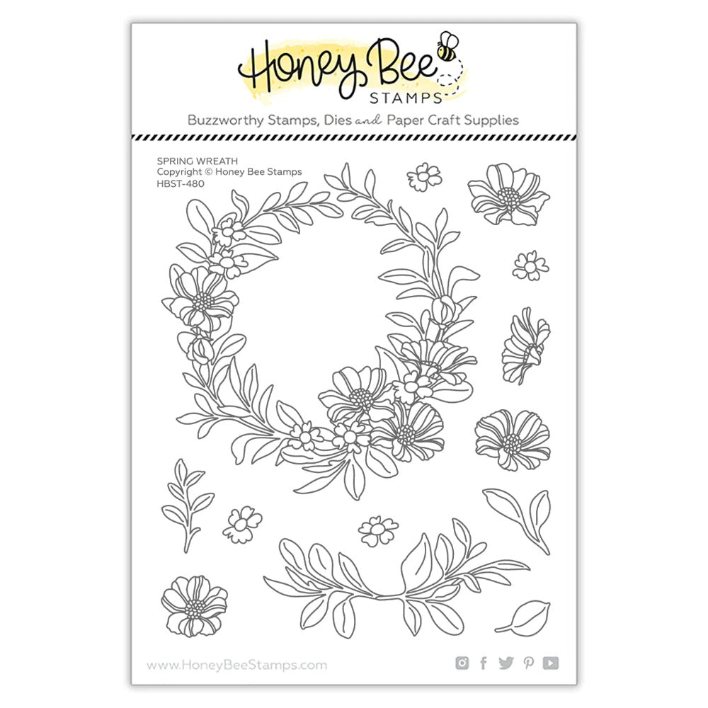 Spring Wreath Stamp Set