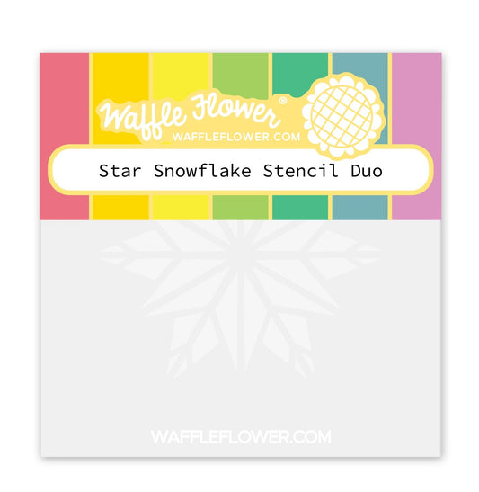 Star Snowflake Stencil Duo