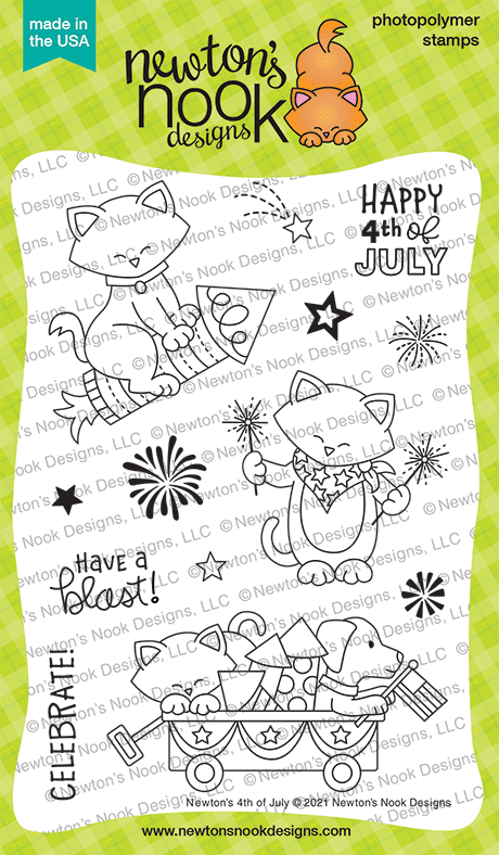 Newton's 4th of July Stamp Set
