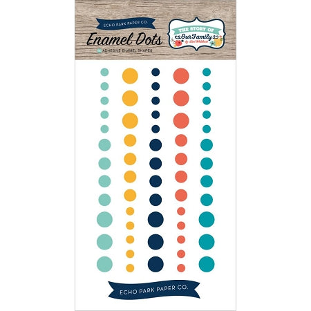 The Story of Our Family Enamel Dots