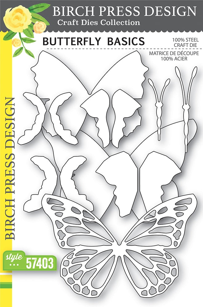 Butterfly Basics Dies – Butterfly Reflections, Ink.