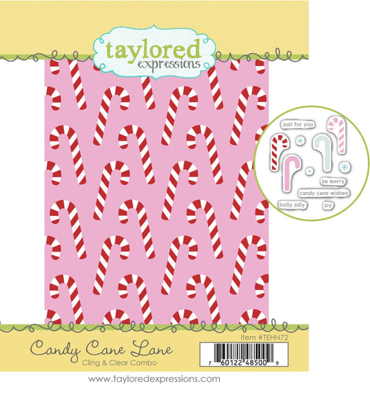 Candy Cane Lane Cling & Clear Combo