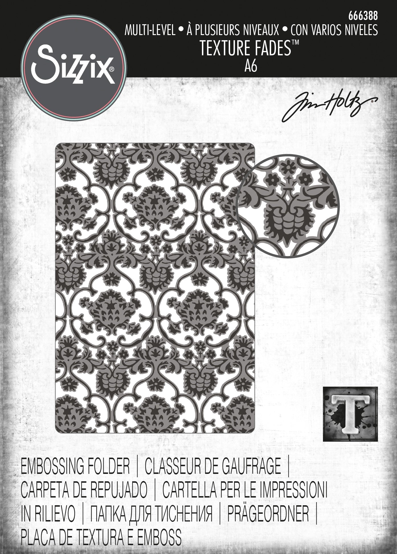 Multi-Level Tapestry Embossing Folder