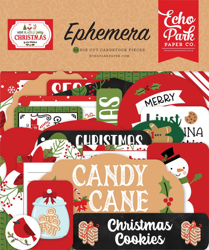 Have a Holly Jolly Christmas Icons Ephemera