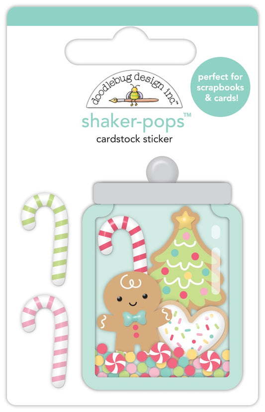 Gingerbread Kisses Holiday Treats Shaker Pops
