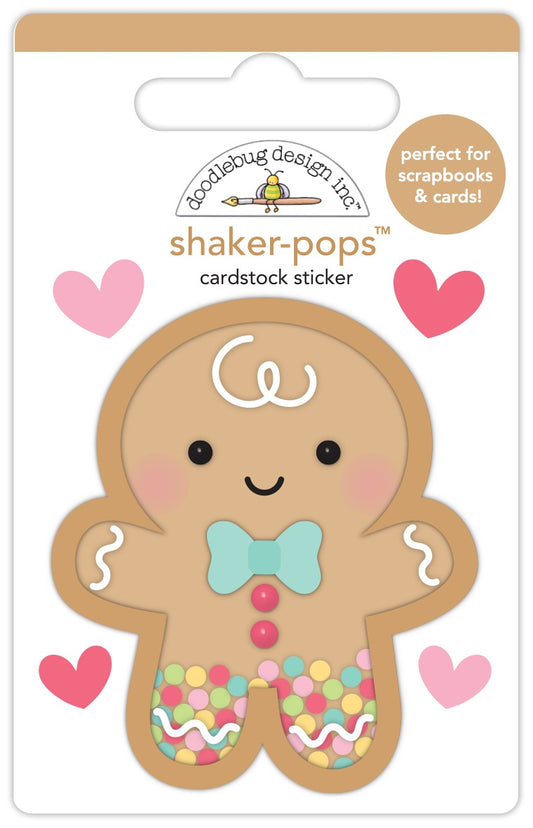 Gingerbread Kisses Shaker Pops