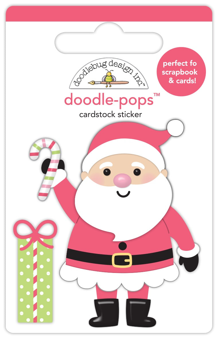 Gingerbread Kisses Hello Santa Doodle Pops