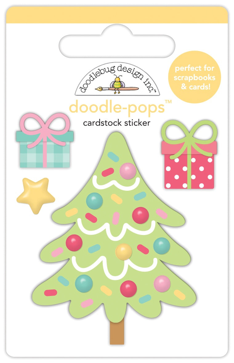 Gingerbread Kisses Deck The Halls Doodle Pops