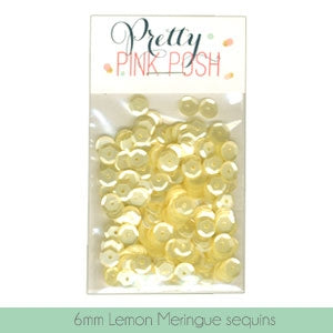 6mm Lemon Meringue Sequins