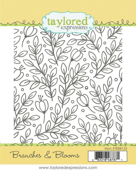 Branches & Blooms Background Stamp