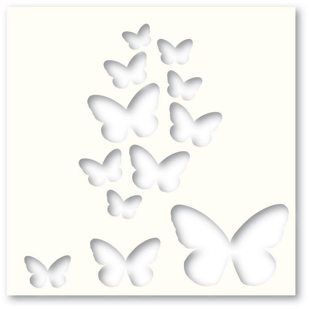 Butterfly Coterie Collage Stencil