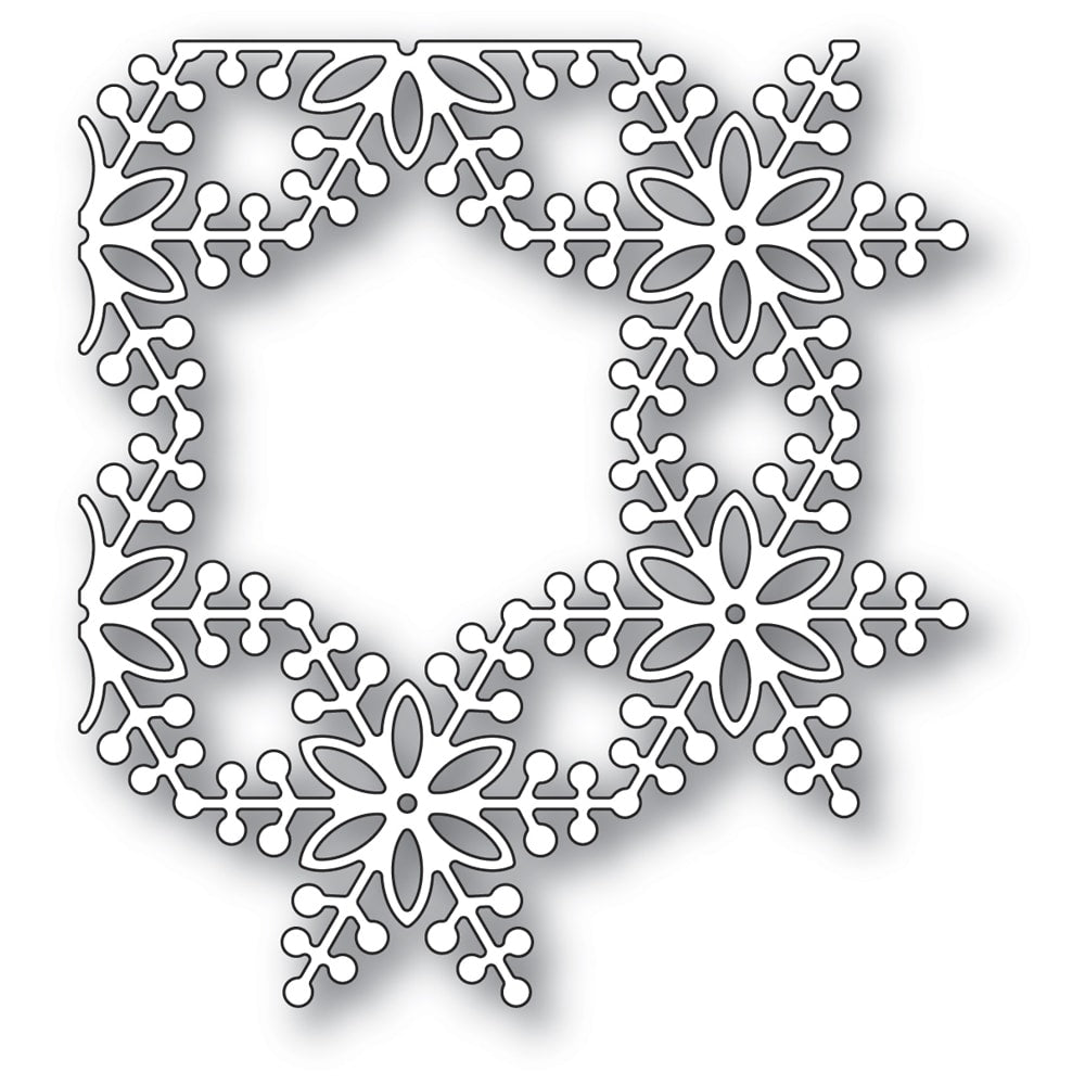 Bauble Snowflake Corner Die