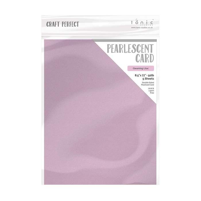 Pearlescent Cardstock 8.5x11 Gleaming Lilac