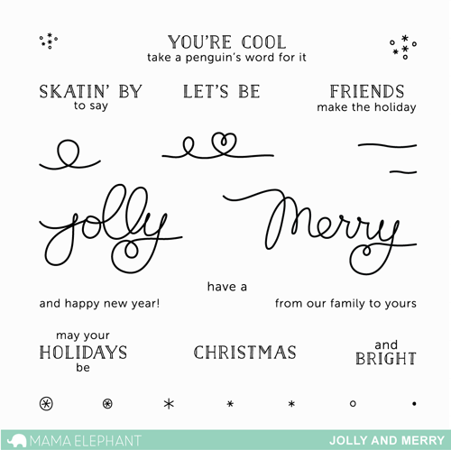 Jolly and Merry Stamp Set