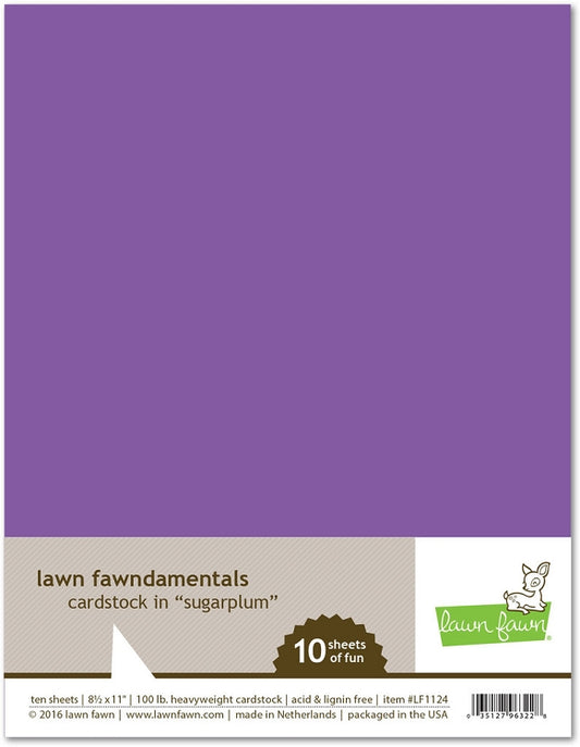 8.5 x 11 Cardstock Sugarplum
