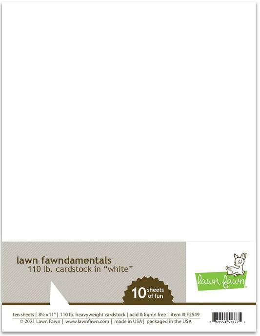 110lb Cardstock 8.5x11 - White