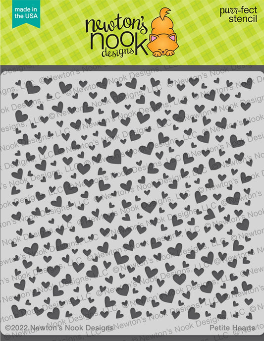 Petite Hearts Stencil