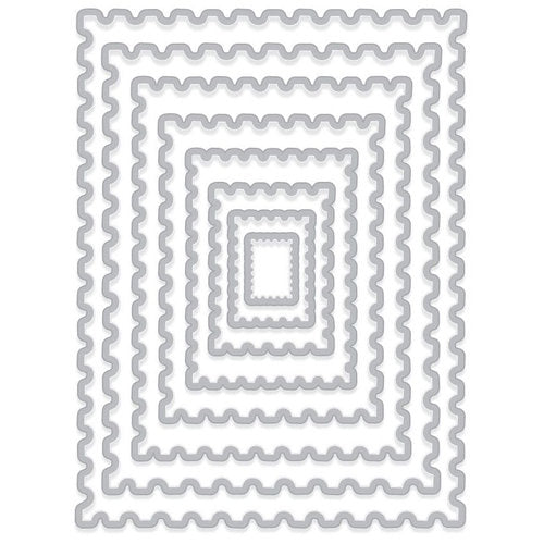 Nesting Postage Stamp Infinity Dies