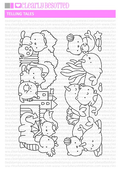 Telling Tales Line Up Stamp Set