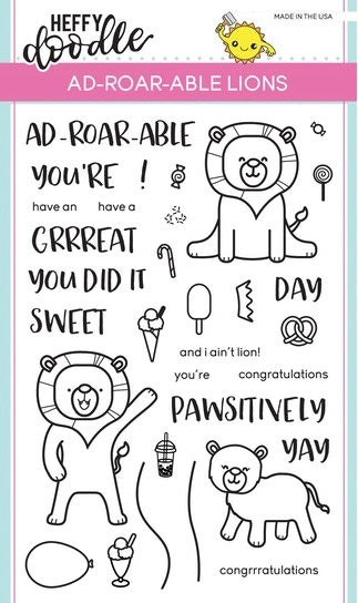 Ad-Roar-Able Lions Stamp Set