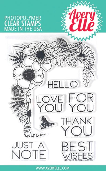 Floral Notes Stamp Set