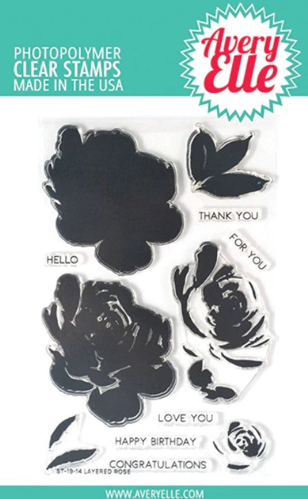 Layered Rose Stamp Set