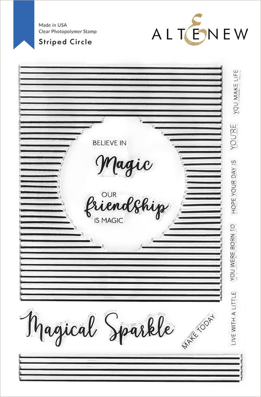 Striped Circle Stamp Set