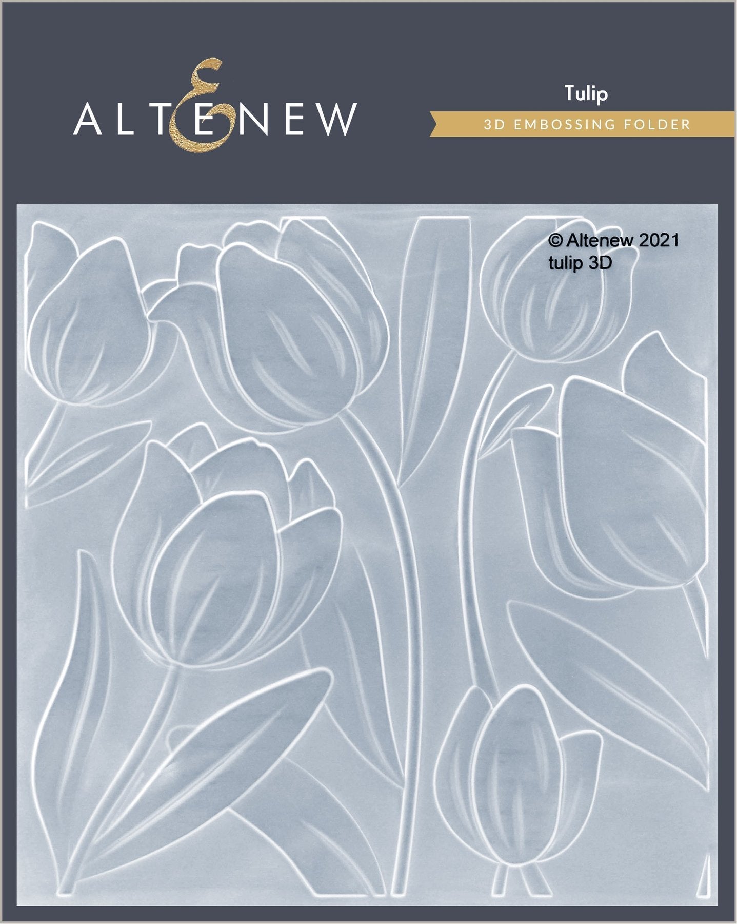 Tulip 3D Embossing Folder