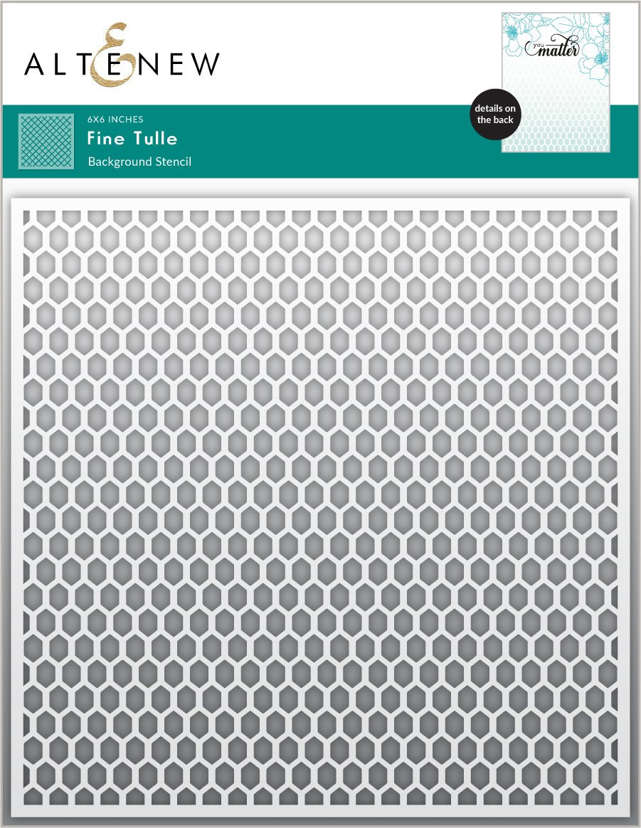 Fine Tulle Stencil