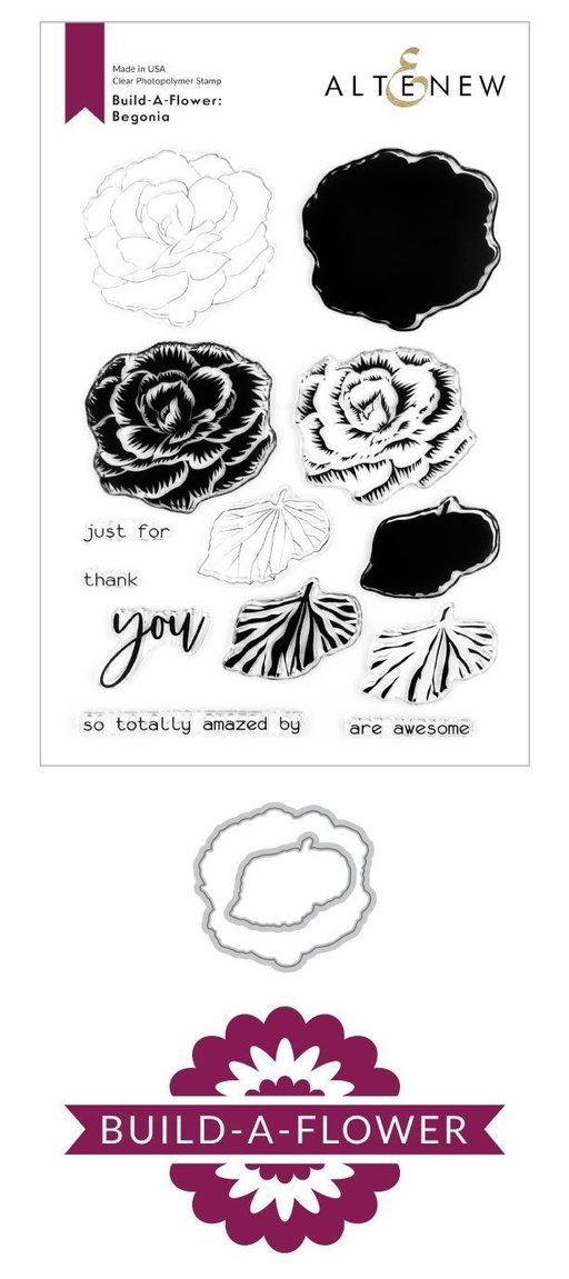 Build-A-Flower: Begonia Stamp & Die