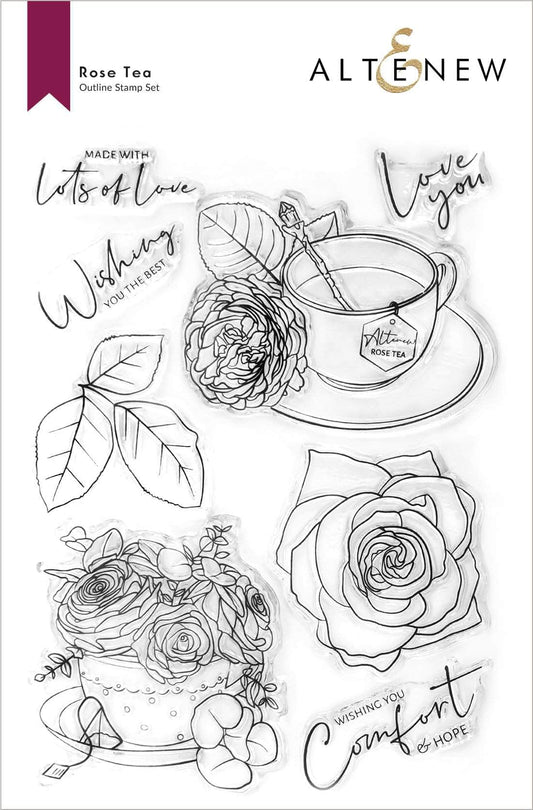 Rose Tea Stamp Set