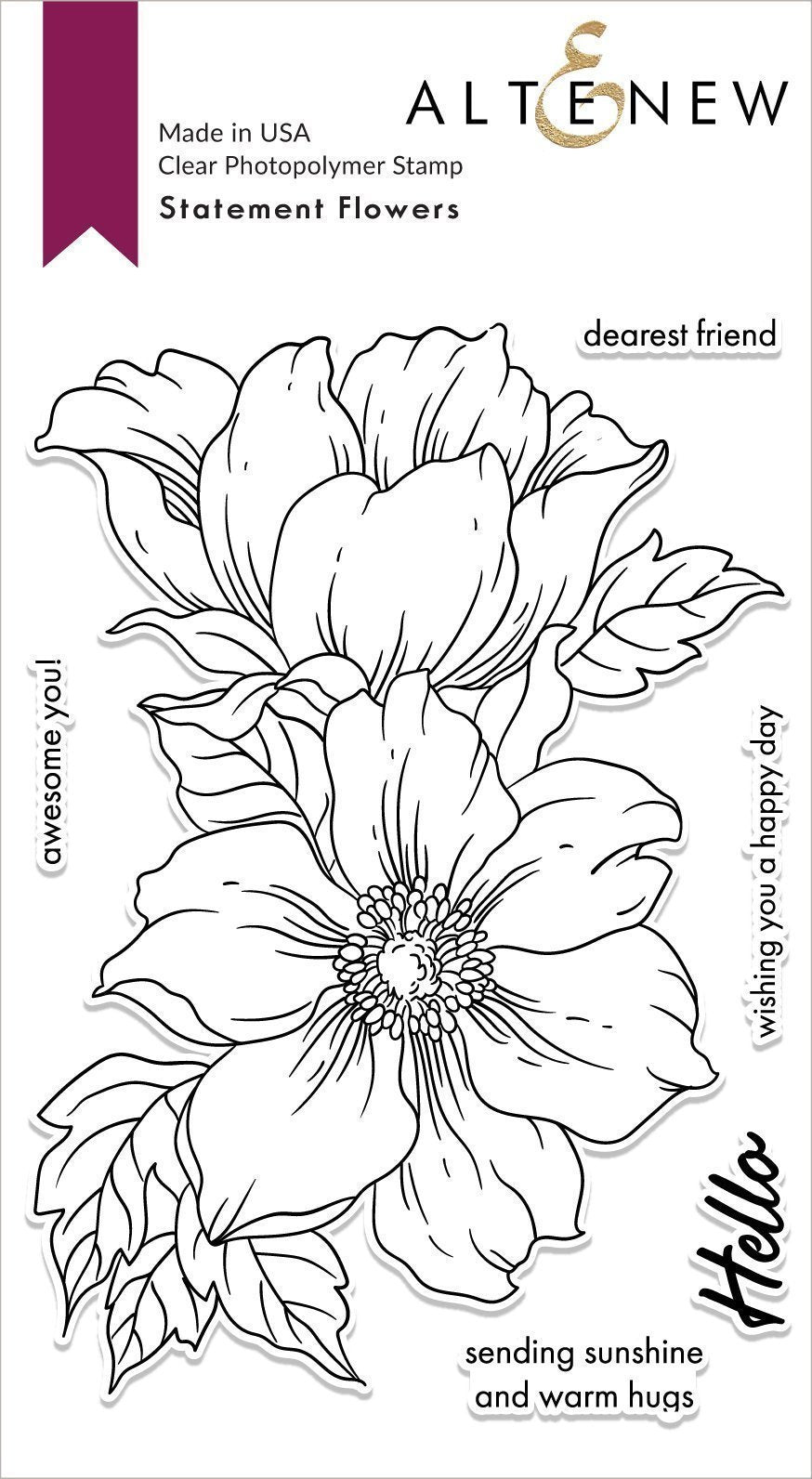 Statement Flowers Stamp Set