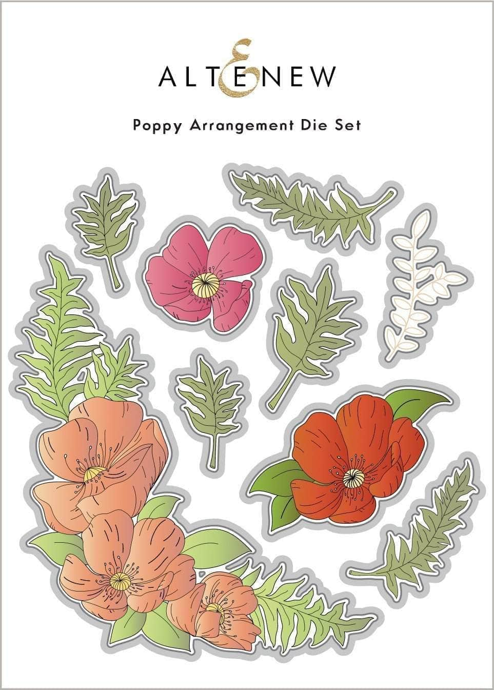 Poppy Arrangement Dies