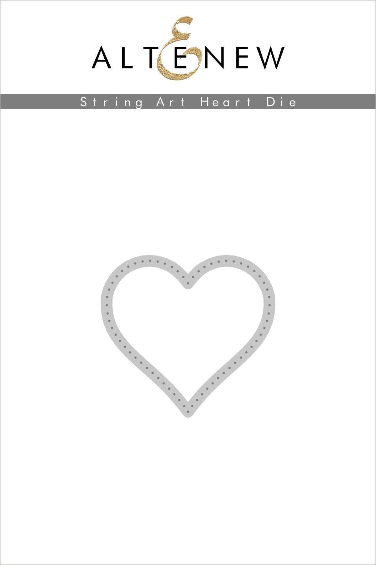 String Art Heart Die