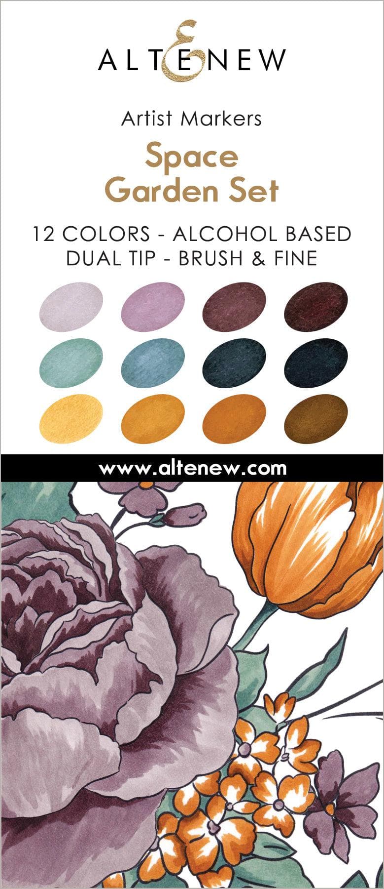 Space Garden Artist Alcohol Markers Set I