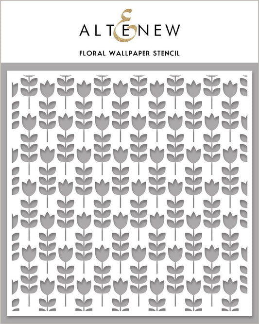 Floral Wallpaper Stencil