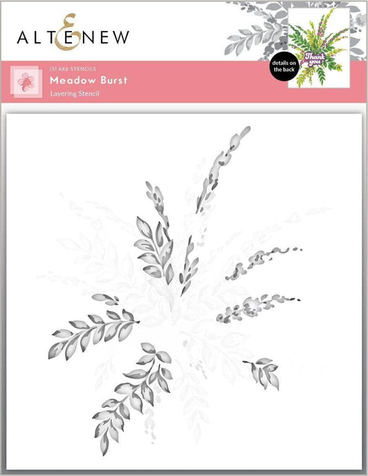 Meadow Burst Stencil Set