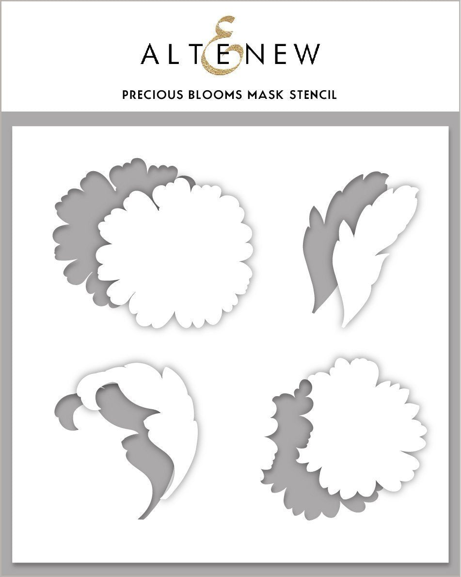 Precious Blooms Mask Stencil