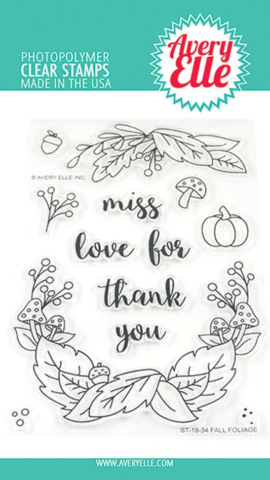 Fall Foliage Clear Stamps