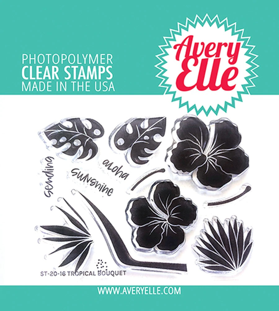 Tropical Bouquet Stamp Set